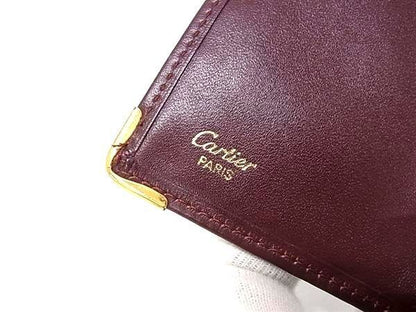 Cartier Wallet Must Have Line Bordeaux Leather Bifold — view 5