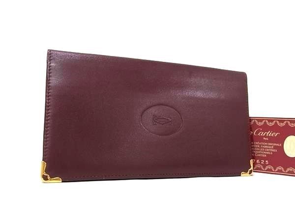 Cartier Wallet Must Have Line Bordeaux Leather Bifold