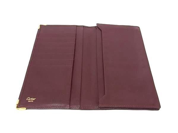 Cartier Wallet Must Have Line Bordeaux Leather Bifold — view 3