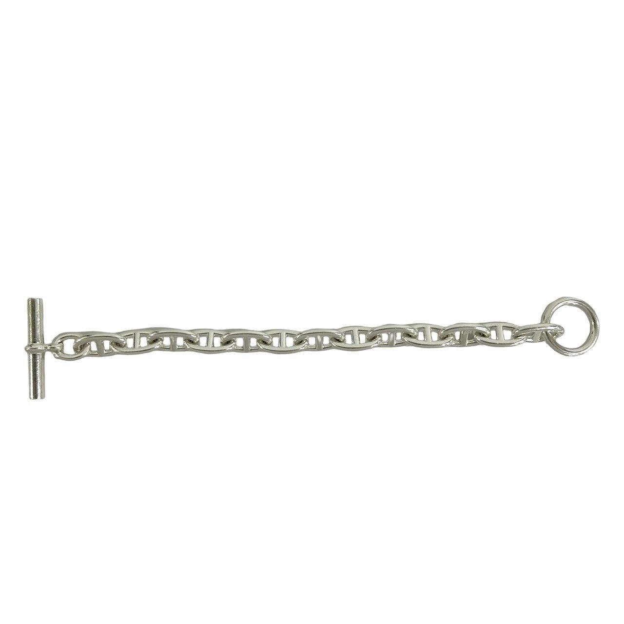 Hermes Chaine D'ancre GM Bracelet 13 Pieces 925 Bangle Silver — view 5