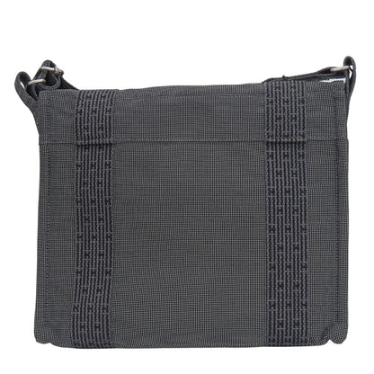 Hermes Shoulder Bag Bazas PM Her Line Cotton Canvas Gray Crossbody Daily — view 3