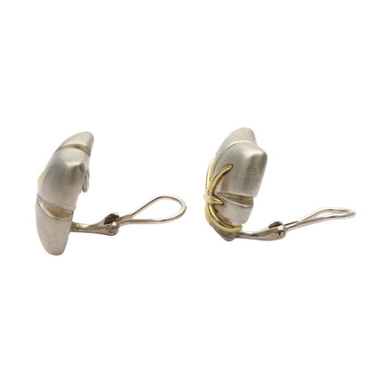 Tiffany & Co Earrings Mape Roulis 925 Sterling Silver 18k Yellow Gold Combinatio — view 3