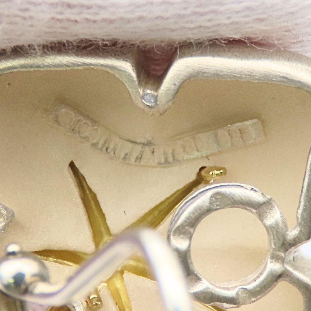 Tiffany & Co Earrings Mape Roulis 925 Sterling Silver 18k Yellow Gold Combinatio — view 6