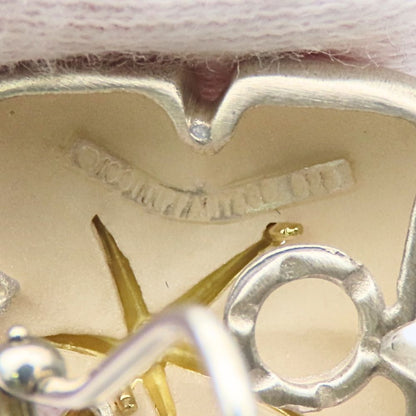 Tiffany & Co Earrings Mape Roulis 925 Sterling Silver 18k Yellow Gold Combinatio — view 6