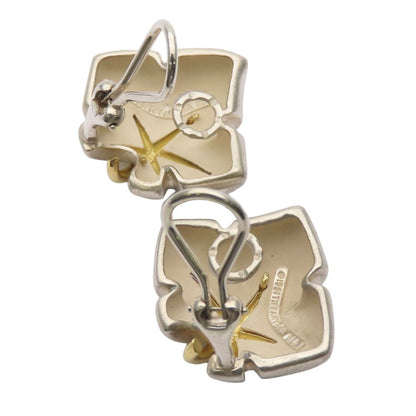 Tiffany & Co Earrings Mape Roulis 925 Sterling Silver 18k Yellow Gold Combinatio — view 5