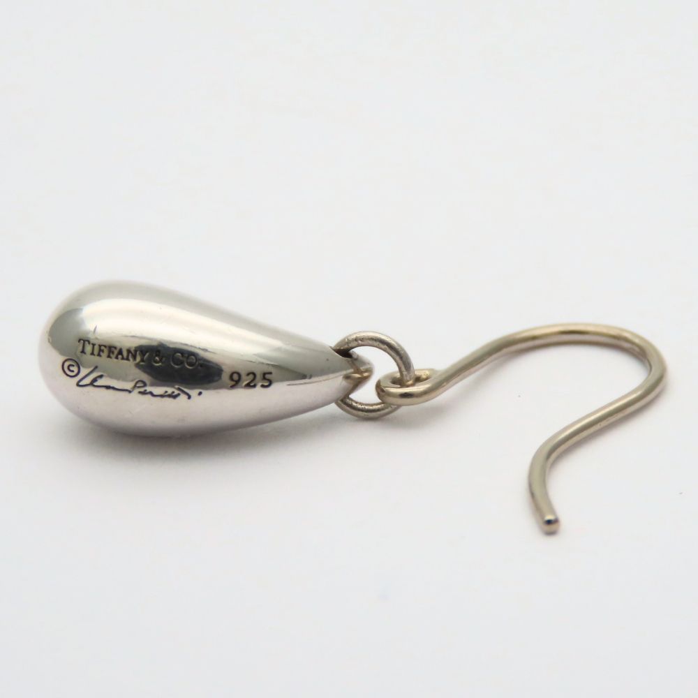 Tiffany & Co Earrings Teardrop 925 Sterling Silver Elsa Peretti Simple — view 5