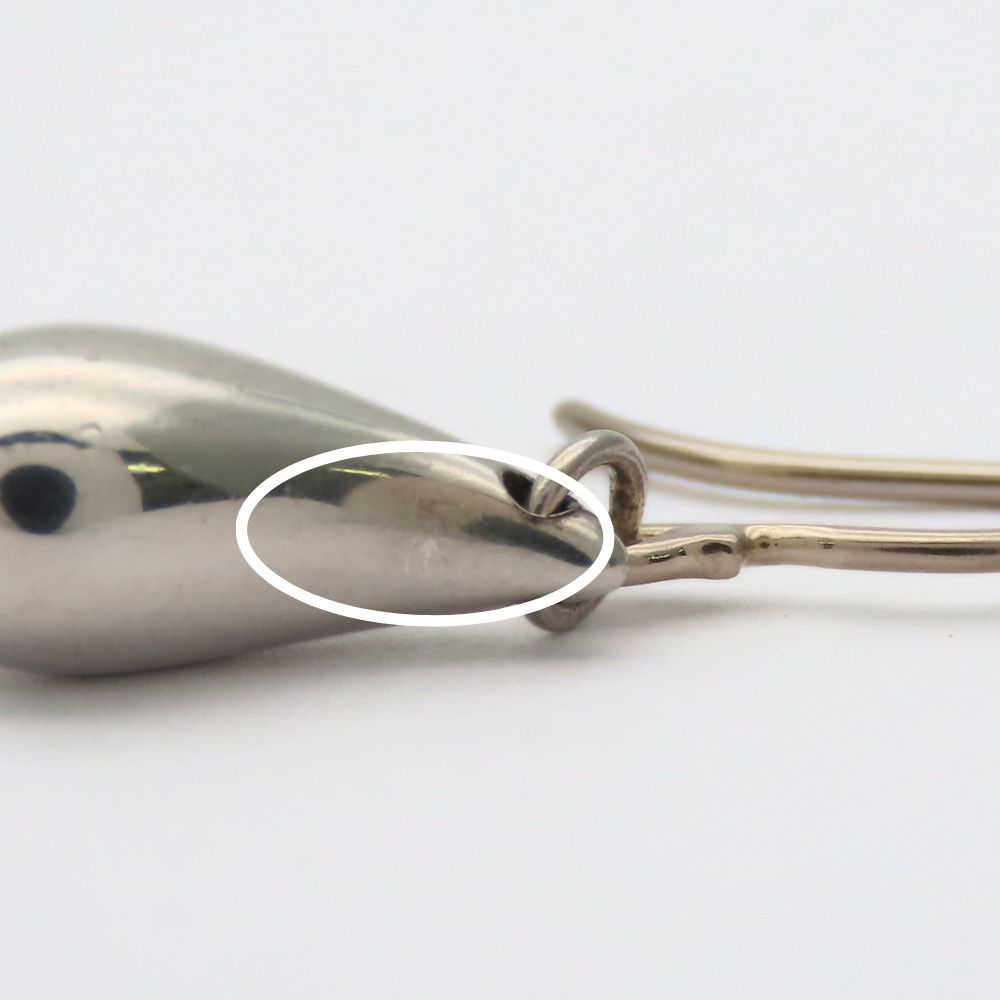 Tiffany & Co Earrings Teardrop 925 Sterling Silver Elsa Peretti Simple — view 7