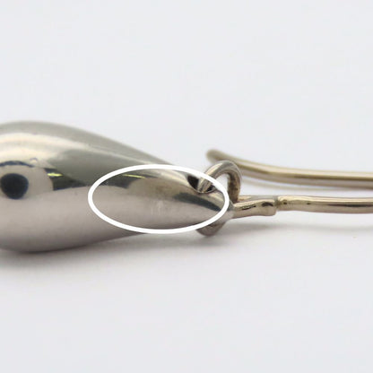 Tiffany & Co Earrings Teardrop 925 Sterling Silver Elsa Peretti Simple — view 7