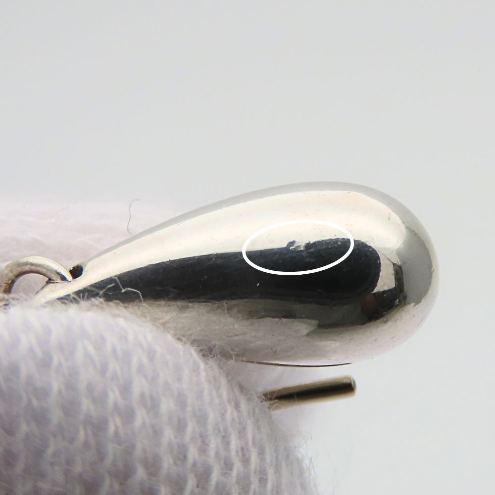 Tiffany & Co Earrings Teardrop 925 Sterling Silver Elsa Peretti Simple — view 6