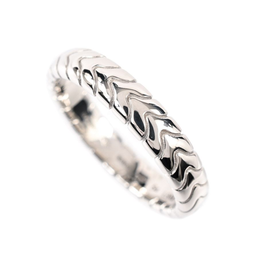 Bvlgari Ring Spiga Silver