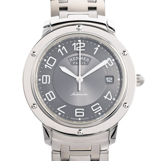 Hermes Watch Clipper Silver