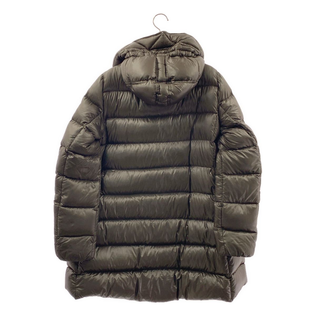 Moncler Suyen Giubbotto Midi Down Jacket 4 Khaki — view 5