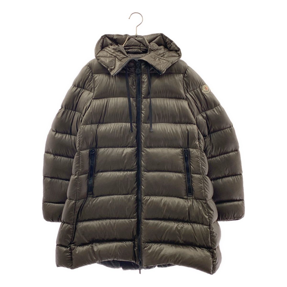 Moncler Suyen Giubbotto Midi Down Jacket 4 Khaki