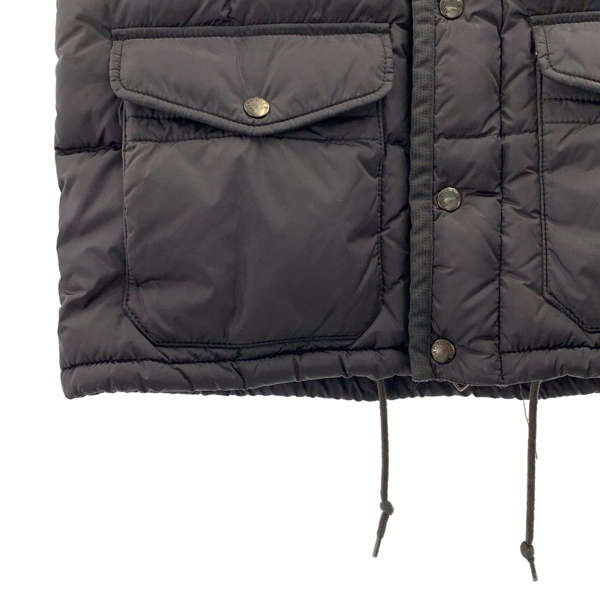 Moncler Tapajos Gilet 2-Way Down Vest 3 Charcoal Gray — view 3