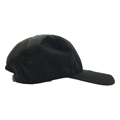 Prada Nylon Logo Embroidery Cap Black — view 4