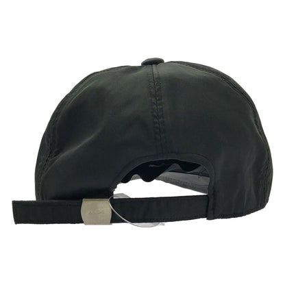 Prada Nylon Logo Embroidery Cap Black — view 5