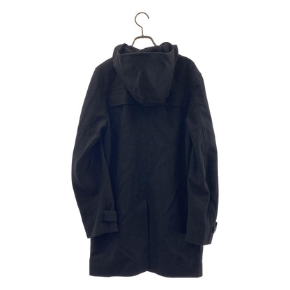 Dior Homme Wool Fly Front Logo Zip Coat Hoodie Fully Lined 46 Black — view 5