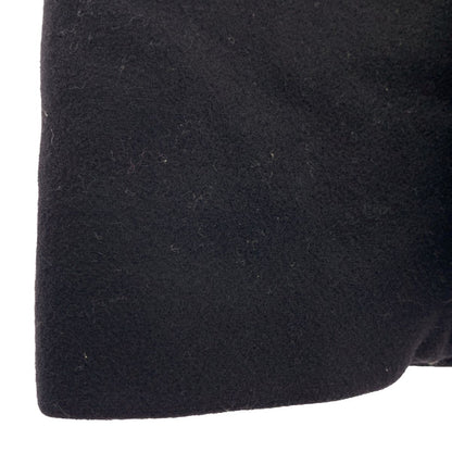 Dior Homme Wool Fly Front Logo Zip Coat Hoodie Fully Lined 46 Black — view 3