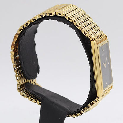 Celine Quartz Black Dial Triomphe Pattern Watch — view 2