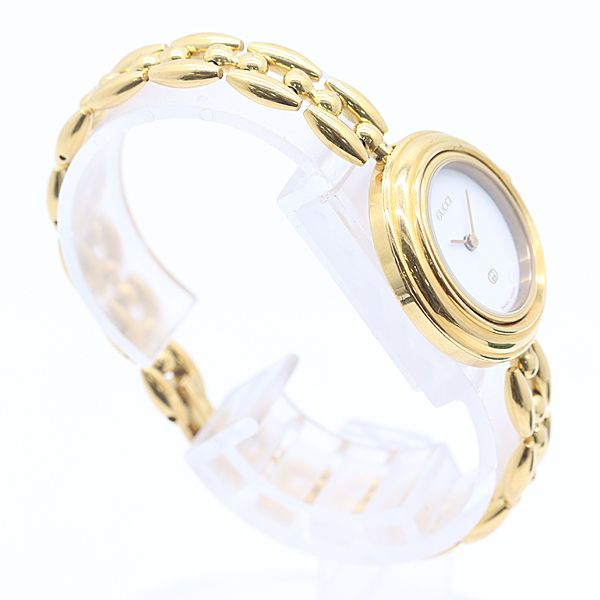 Gucci Maintenance Box with Frame Change Bezel 11 12 Quartz White Dial Watch — view 3