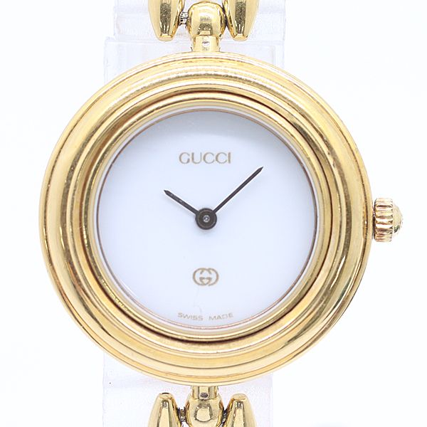 Gucci Maintenance Box with Frame Change Bezel 11 12 Quartz White Dial Watch — view 2