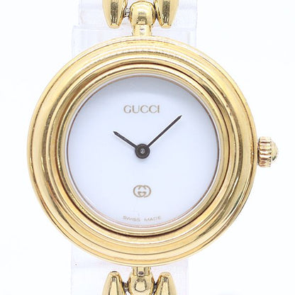 Gucci Maintenance Box with Frame Change Bezel 11 12 Quartz White Dial Watch — view 2