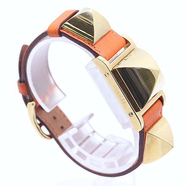 Hermes Medallion Quartz White Dial Watch — view 3