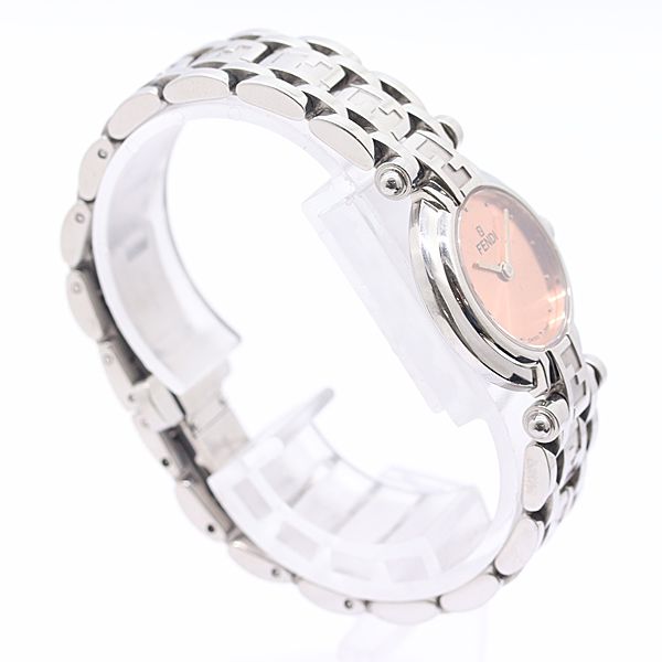 Fendi Box with Frame Orologi Quartz Rose Gold Dial Watch — view 2