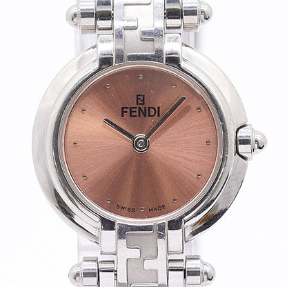 Fendi Box with Frame Orologi Quartz Rose Gold Dial Watch
