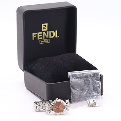 Fendi Box with Frame Orologi Quartz Rose Gold Dial Watch — view 5