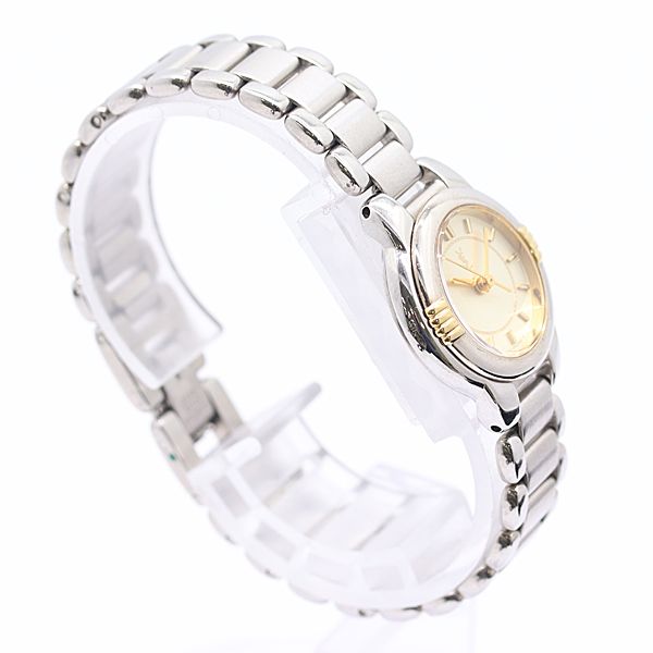 Saint Laurent Box with Frame Yves Combination Quartz Champagne Dial Watch — view 2