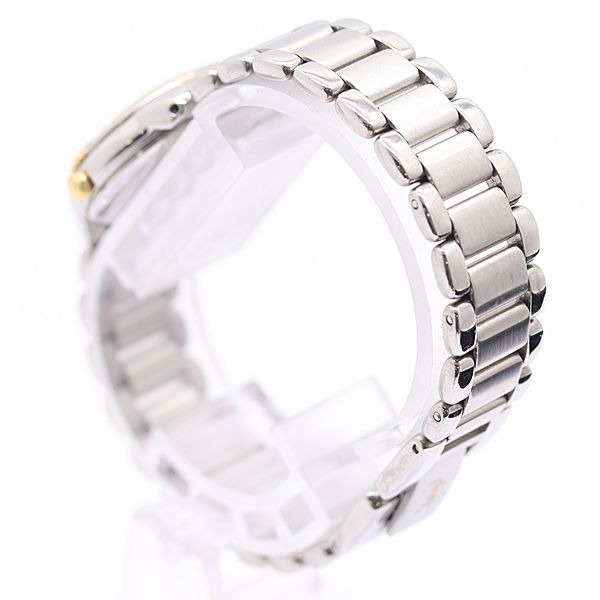 Saint Laurent Box with Frame Yves Combination Quartz Champagne Dial Watch — view 3
