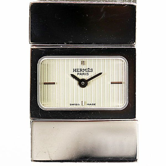 Hermes Location Quartz Silver Dial Watch