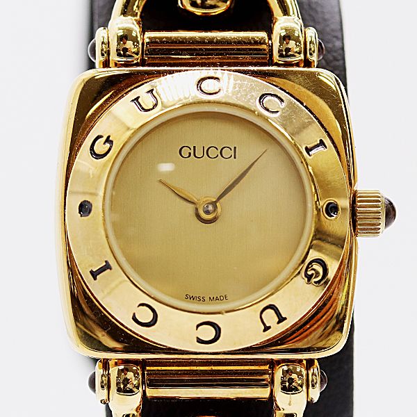 Gucci Horsebit Quartz Gold Dial Watch