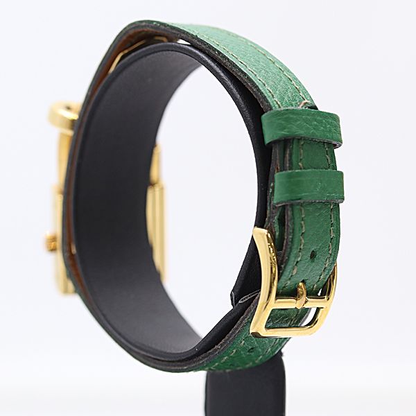 Hermes Kelly Watch Quartz Gold Dial — view 3