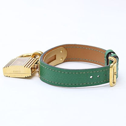 Hermes Kelly Watch Quartz Gold Dial — view 4