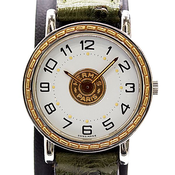 Hermes Series Quartz White Dial Watch