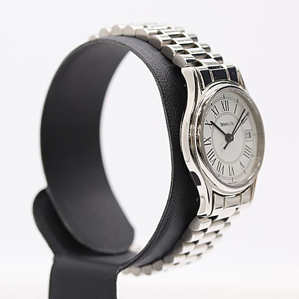 Tiffany & Co In Classic SS Quartz White Dial Watch — view 2