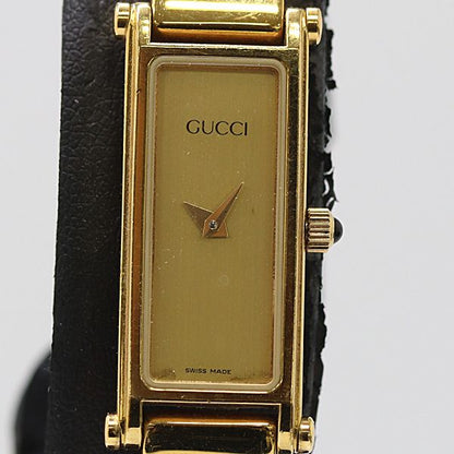 Gucci Quartz Gold Dial Watch