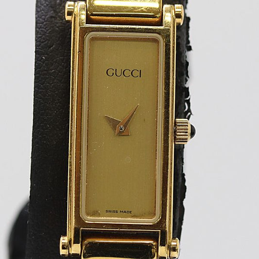Gucci Quartz Gold Dial Watch