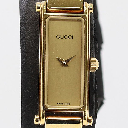 Gucci Quartz Gold Dial Watch
