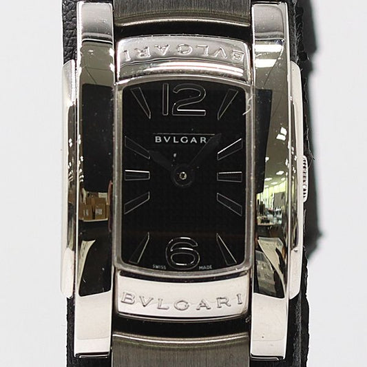 Bvlgari Guaranteed Bulgari a Shoma Quartz Black Dial Watch