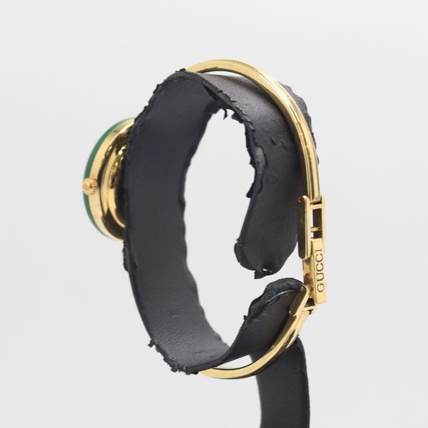 Gucci Change Bezel 11 12 Quartz Bangle Watch White Dial — view 4