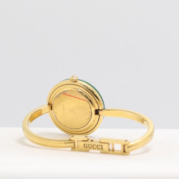 Gucci Box Change Bezel 11 12 Quartz Bangle Watch White Dial — view 5