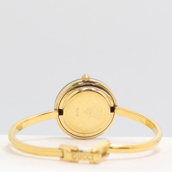 Gucci Change Bezel 11 12 Quartz Bangle Watch White Dial — view 4