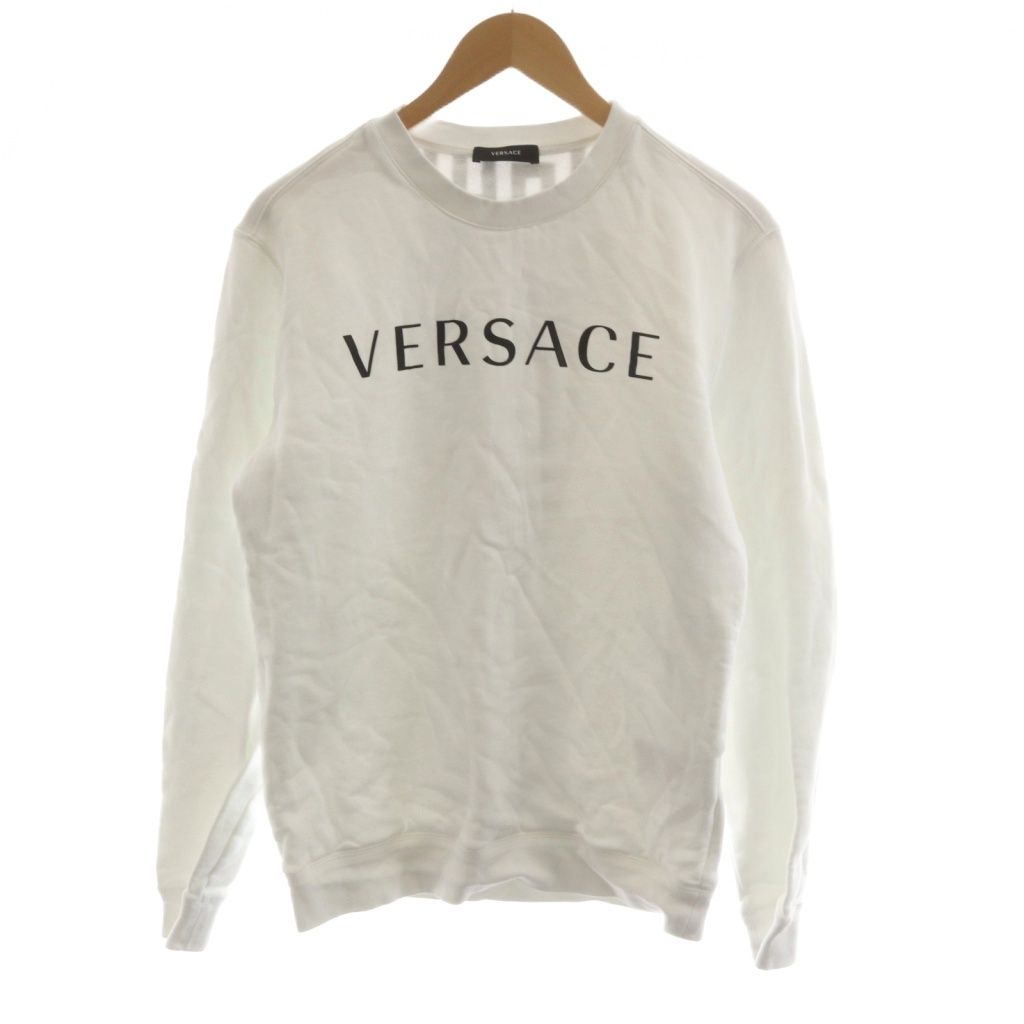 Versace Sweatshirt Logo M White