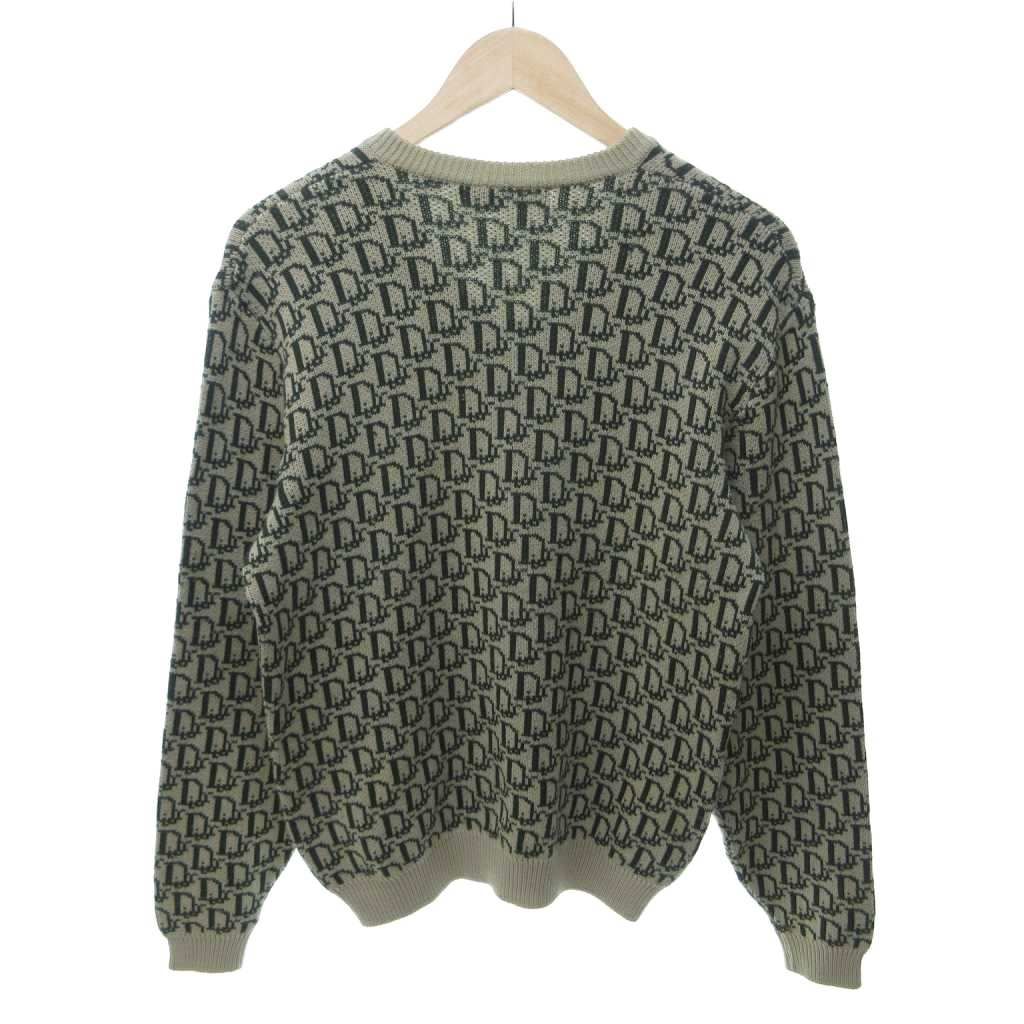 Dior Monsieur Trotter Knit Sweater Neck Green HW — view 2