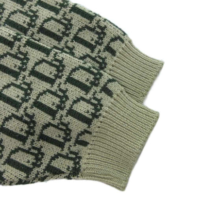 Dior Monsieur Trotter Knit Sweater Neck Green HW — view 3