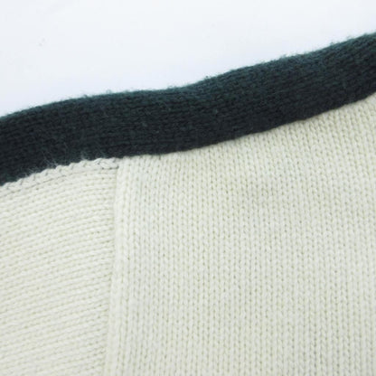 Dior Non ET Non! Long Sleeve Knit Sweater Wool Cashmere Blend White 38 HW — view 5