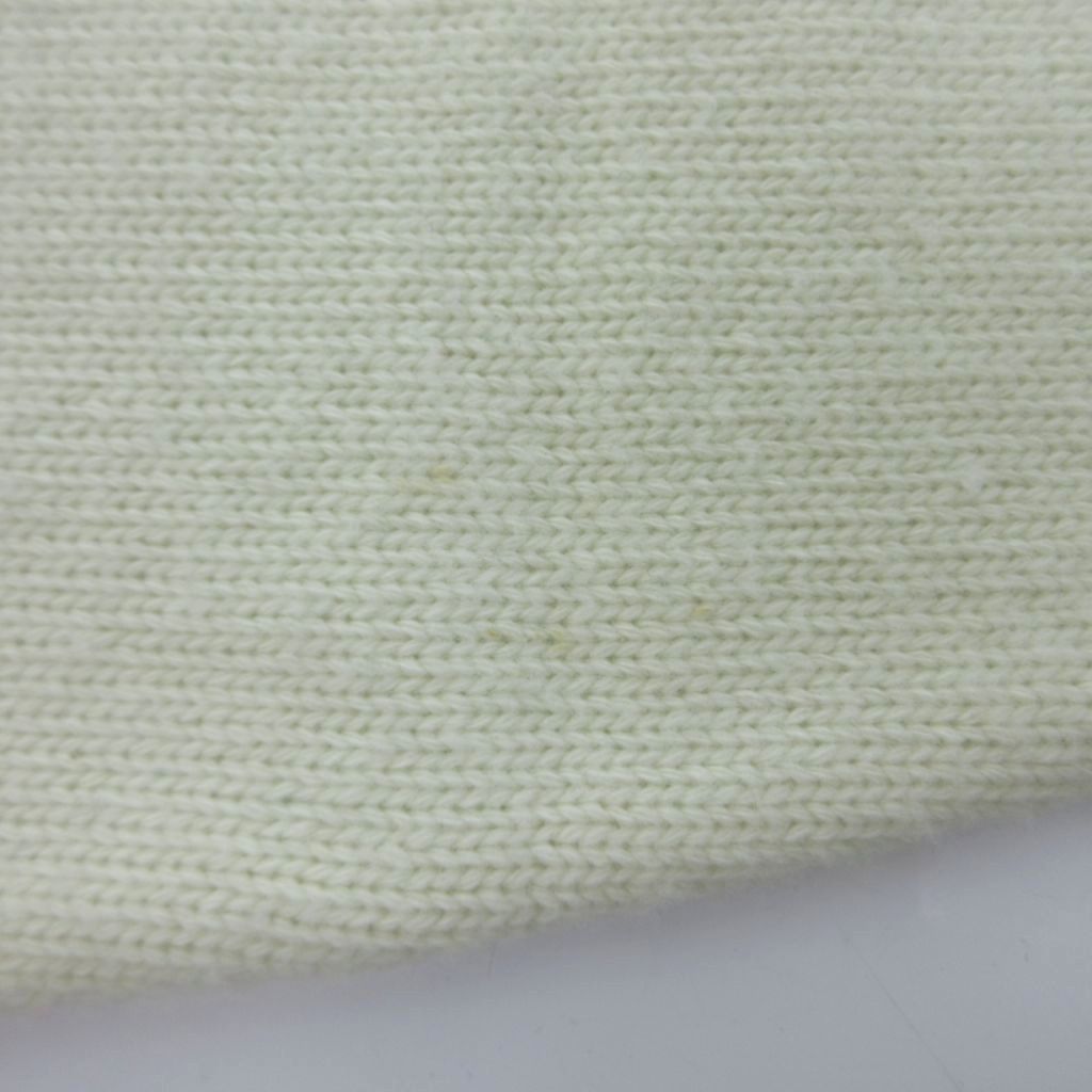 Dior Non ET Non! Long Sleeve Knit Sweater Wool Cashmere Blend White 38 HW — view 7